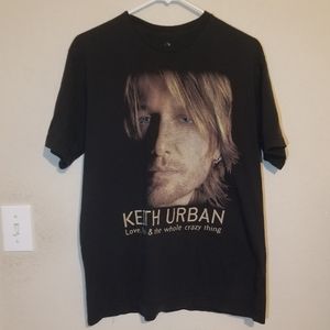 Y2K Keith Urban 2007 World Tour Tee Size Large